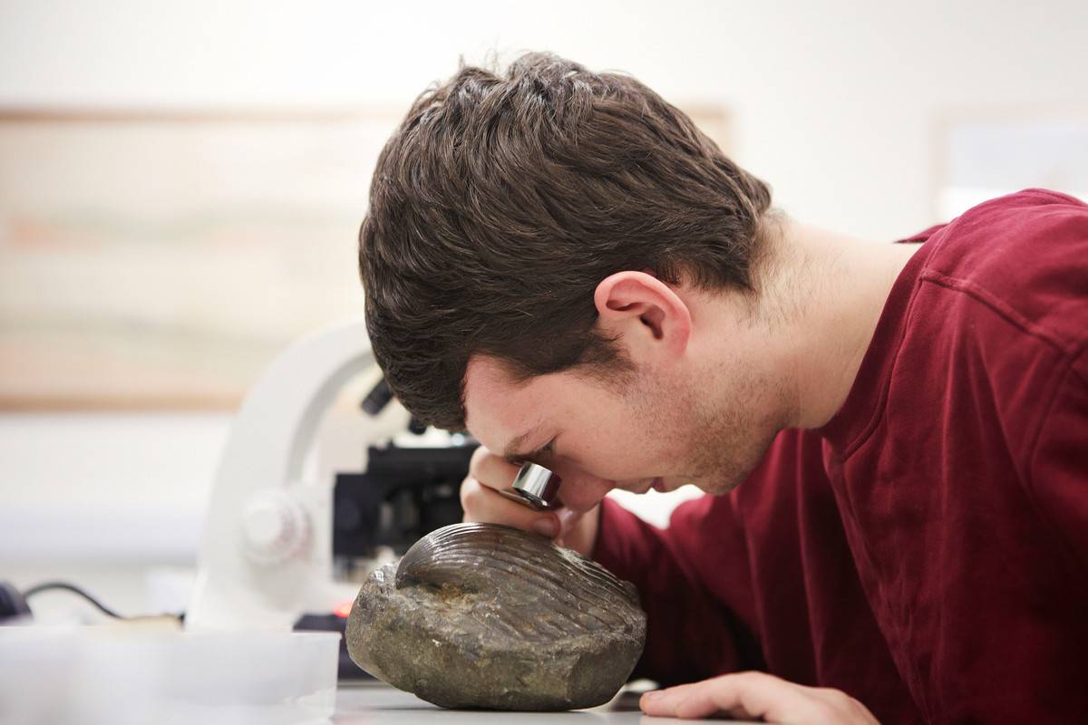 Geology student